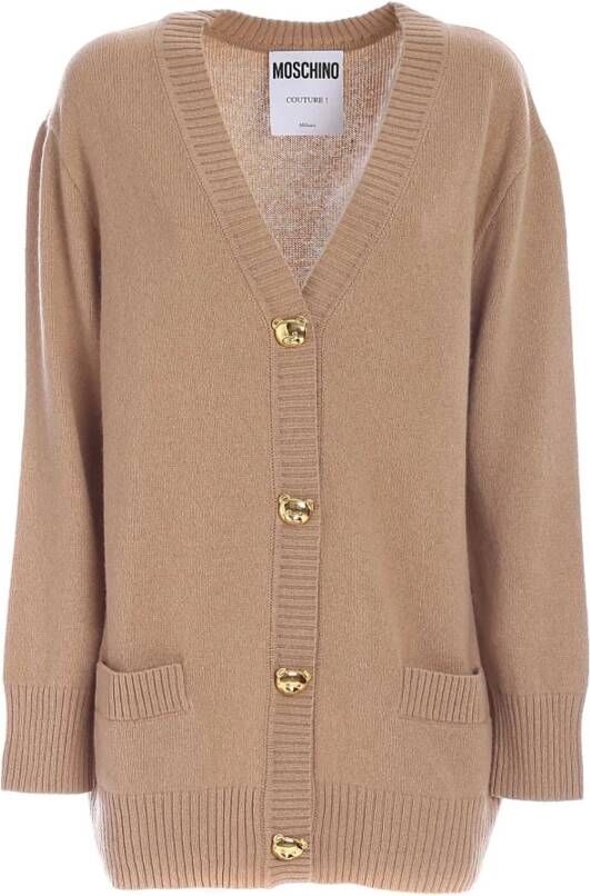 Moschino Cardigan , Beige, Dames