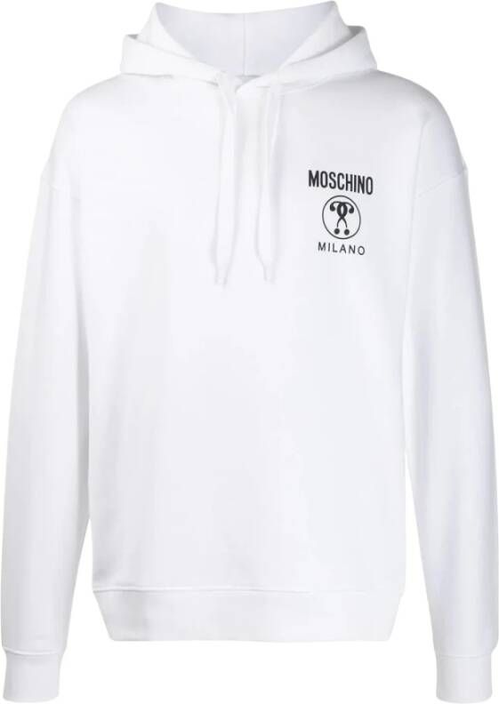 Moschino men's hoodie sweatshirt sweat regular fit Double Question Mark