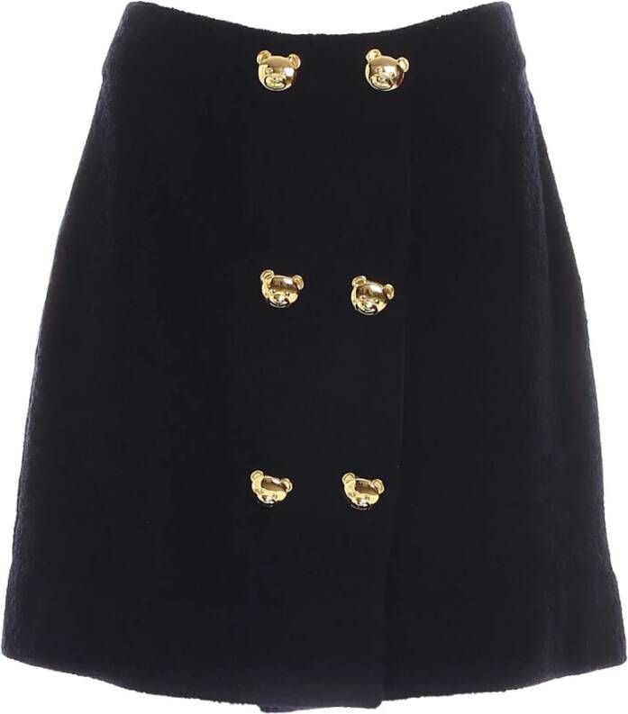 Moschino Kort nederdel , Zwart, Dames