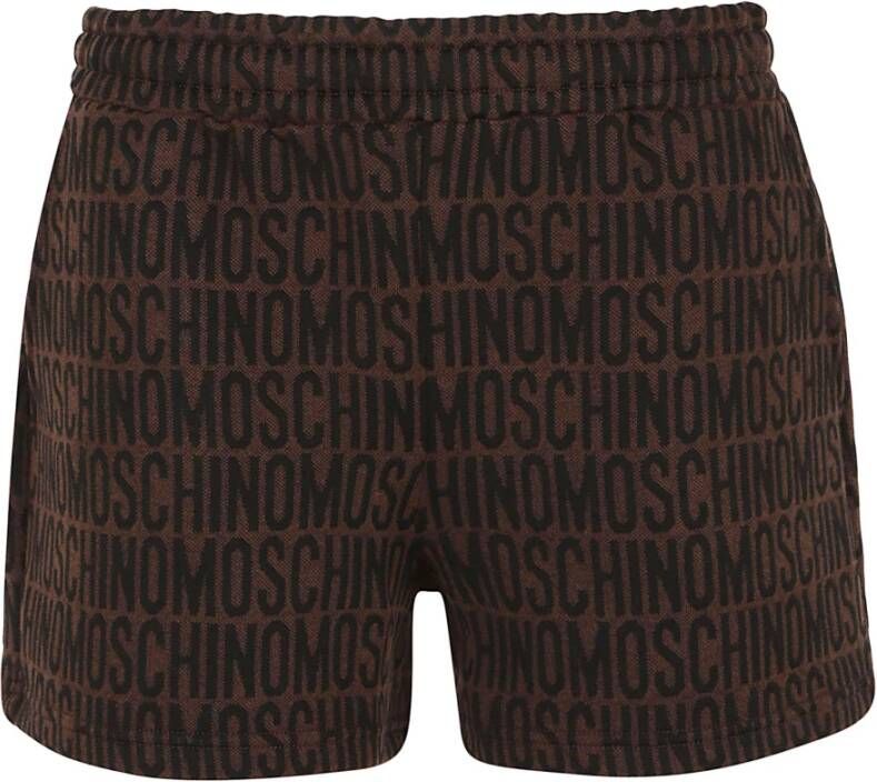 Moschino Korte shorts , Bruin, Dames