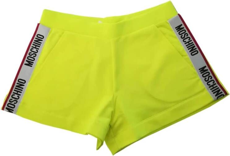 Moschino Korte shorts , Geel, Dames