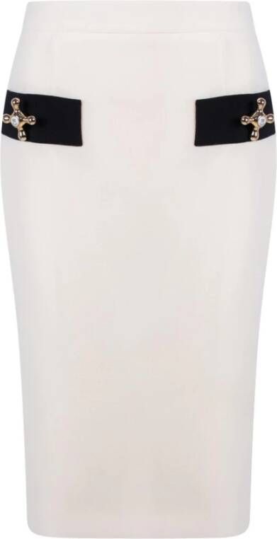 Moschino Midi nederdel , Beige, Dames