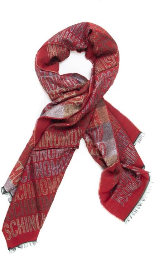 Moschino Sjaals Rood Dames