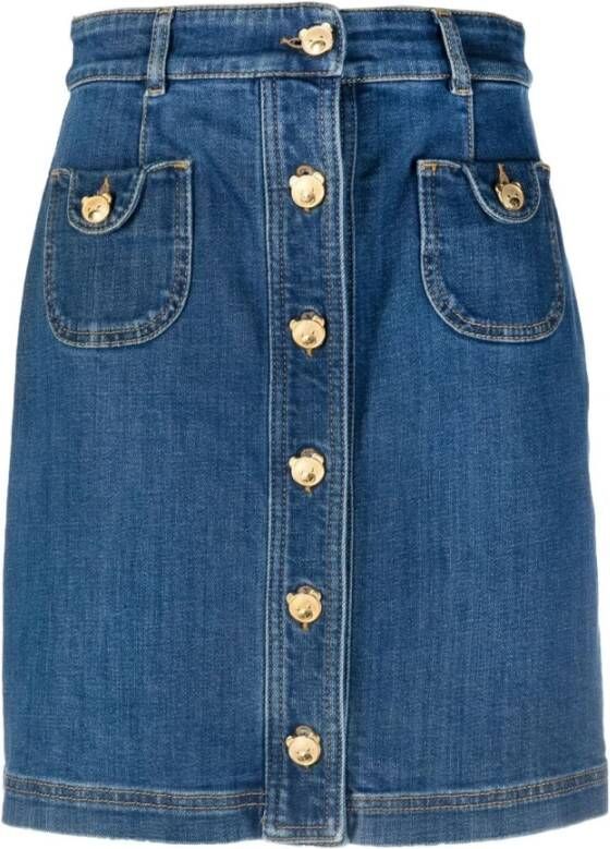Moschino Spijkerrokken Blauw Dames