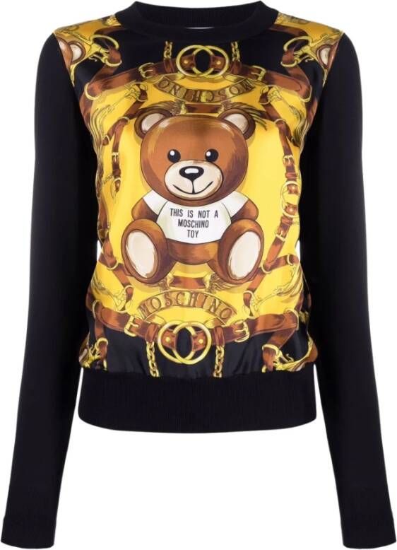 Moschino Hoodies & Sweatvesten Zwart Dames