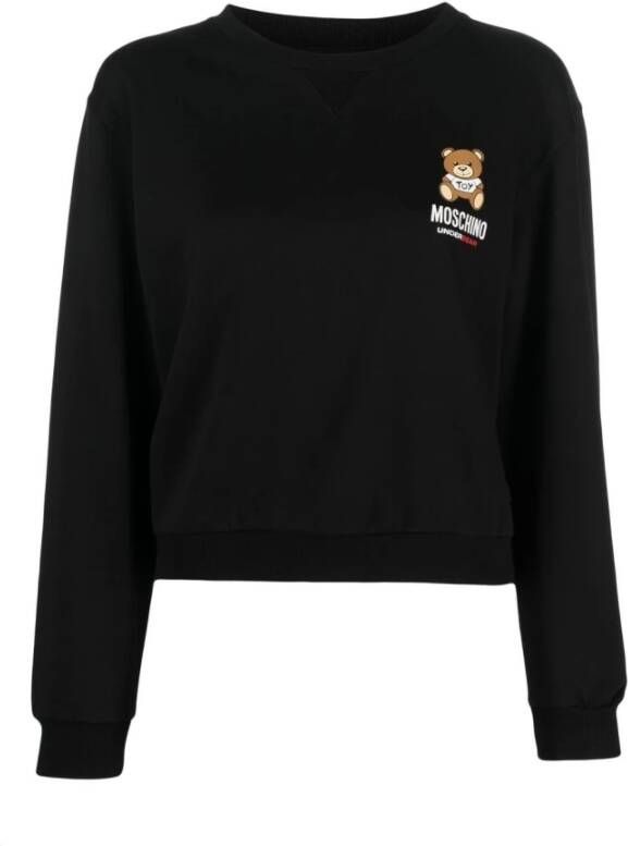 Moschino Hoodies & Sweatvesten Zwart Dames