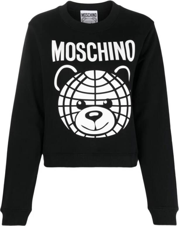 Moschino Hoodies & Sweatvesten Zwart Dames
