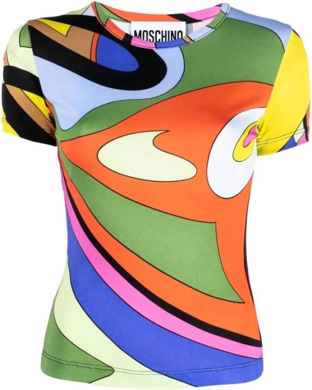 Moschino T shirts Groen Dames