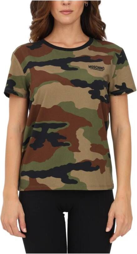 Moschino T shirts Groen Dames