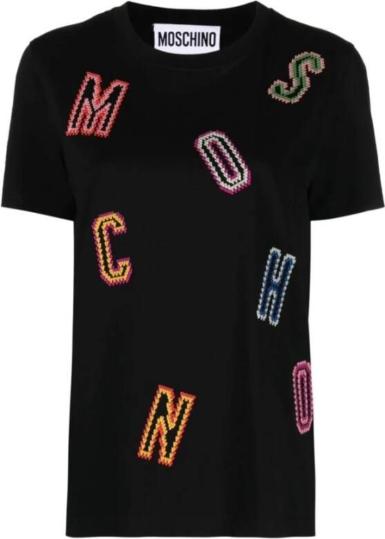 Moschino T shirts Zwart Dames