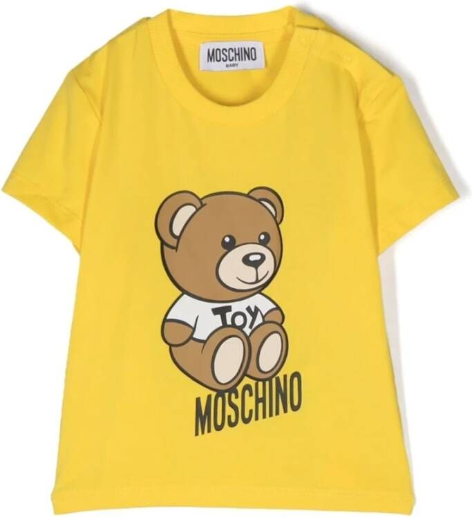 Moschino T shirts Geel unisex