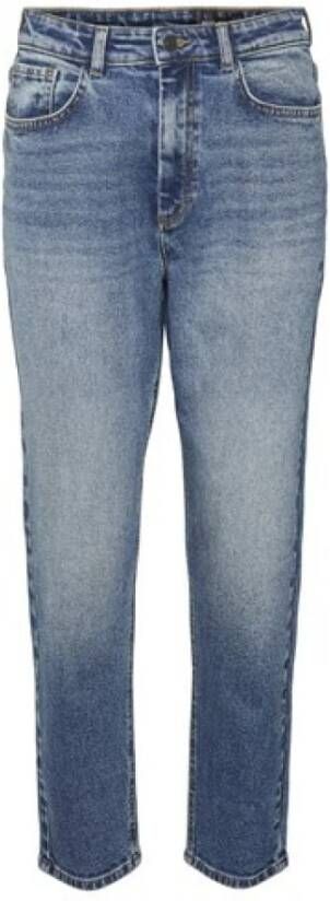 Noisy May Moni rechte jeans , Blauw, Dames