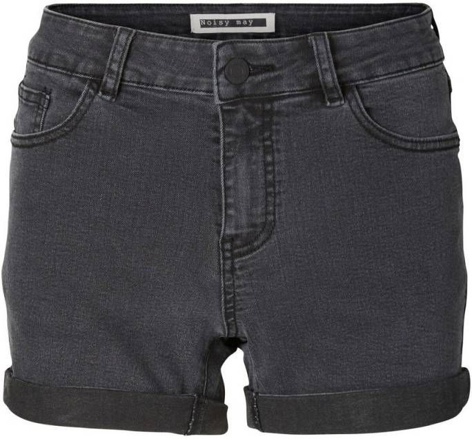 Noisy May Nmbe lucy nr den vouw shorts gu812 , Grijs, Dames