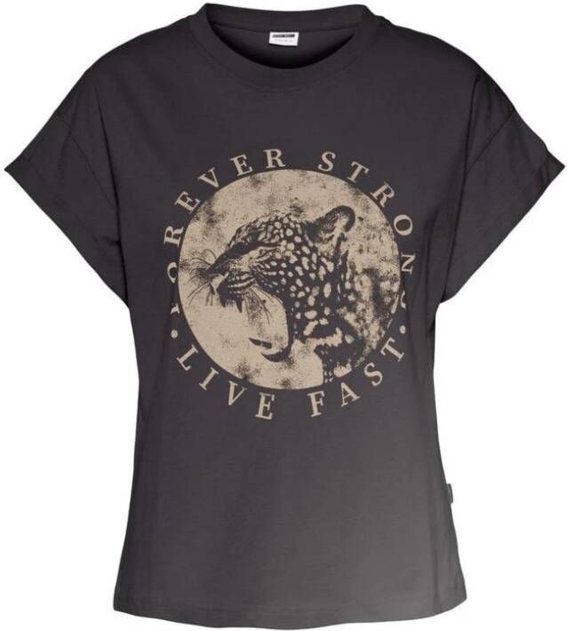 Noisy May T shirts Zwart Dames