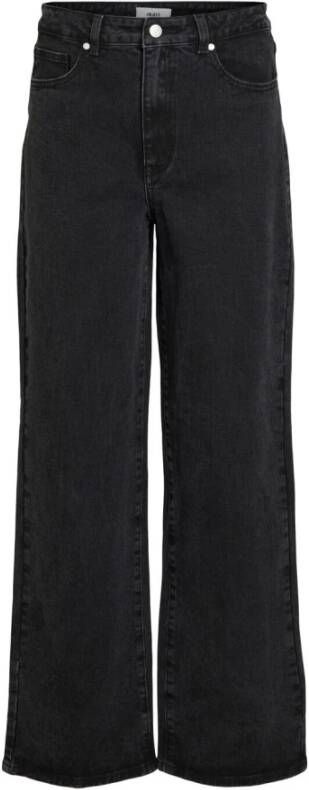 Object Collectors Item Straight Jeans Zwart Dames