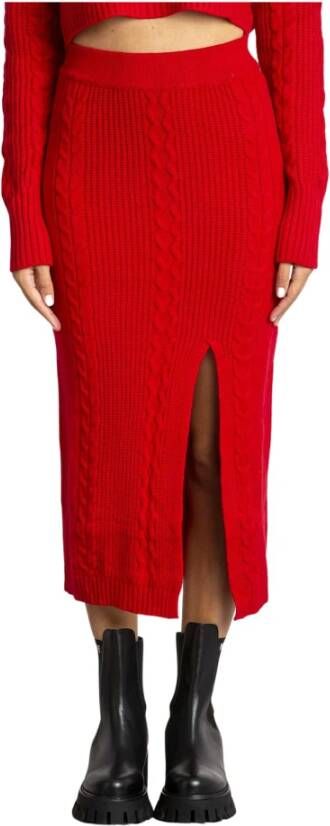 PATRIZIA PEPE Midirokken Rood Dames