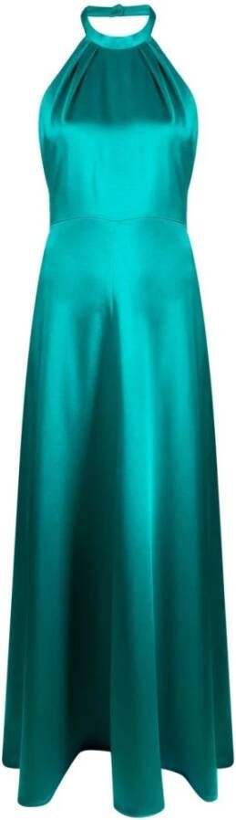 pinko LA Rioja Abito Raso Martellato , Blauw, Dames