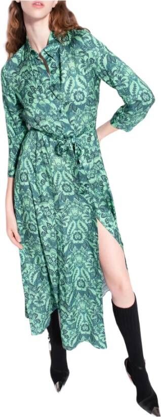 pinko Maxi kleedjes Groen Dames
