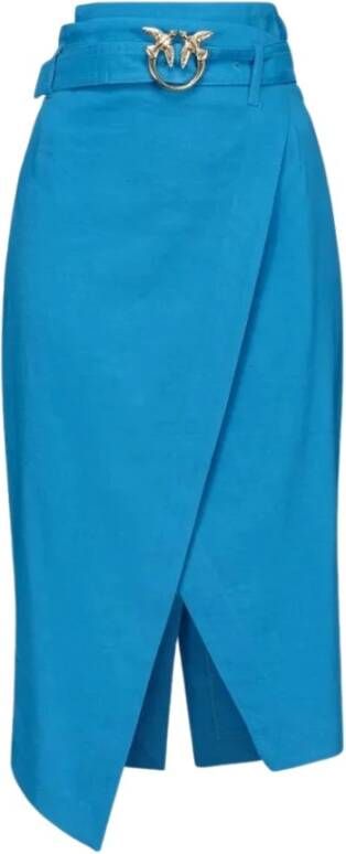 pinko Midirokken Blauw Dames