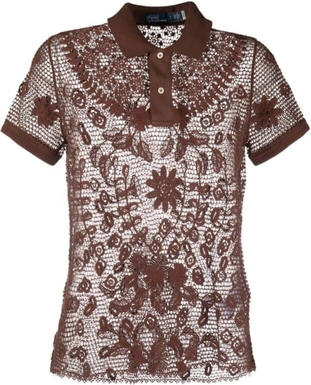 Ralph Lauren Blouse & overhemd , Bruin, Dames