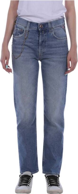 Replay Skinny Jeans Blauw Dames