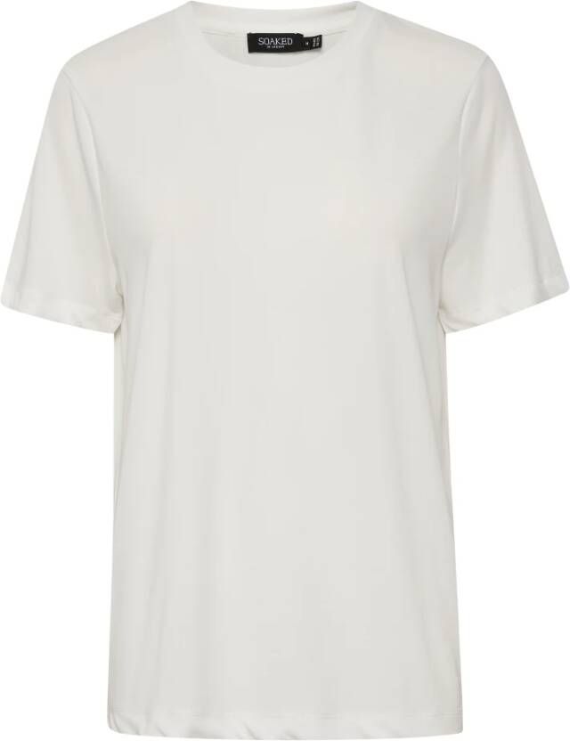 Soaked in Luxury Columbine los fit tee , Wit, Dames