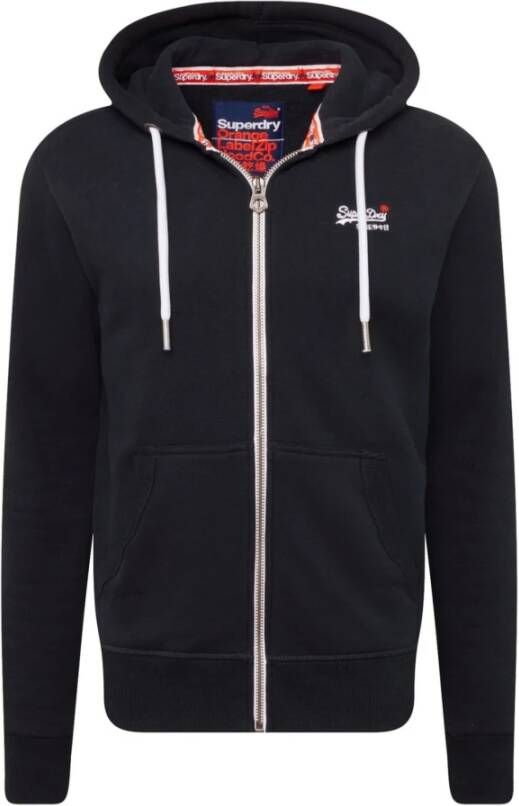 Superdry Orange Label Zip Hoodie Eclipse Navy