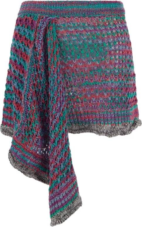 The Attico Short Skirts , Blauw, Dames