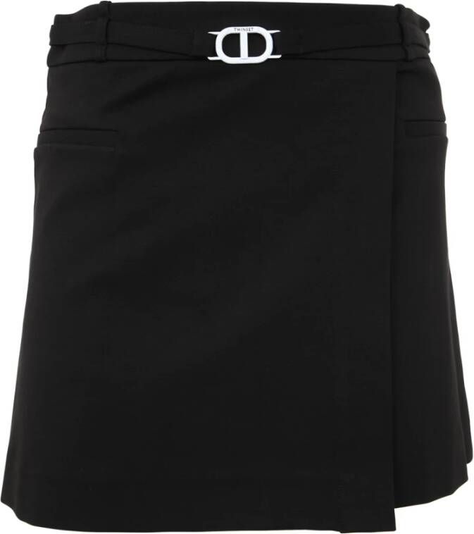 Twinset Kokerrok , Zwart, Dames