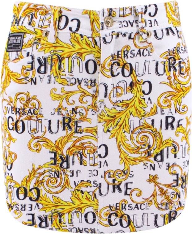 Versace Jeans Couture Skirts , Wit, Dames