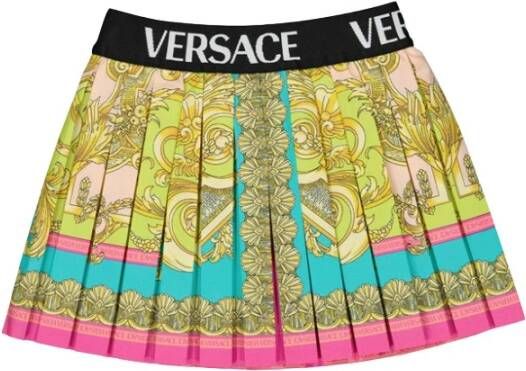 Versace Barocco Goddess Skirt , Geel, Dames