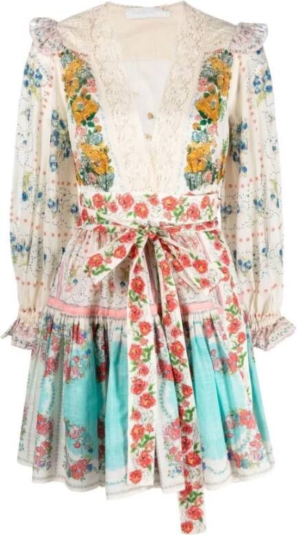 Zimmermann Kort dagkjole , Beige, Dames