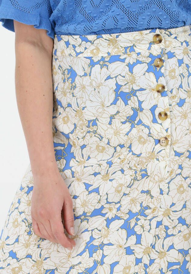 Object Blauwe Midirok Victooria Liliti Skirt