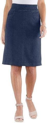 Jeansrok in blue stonewashed van heine