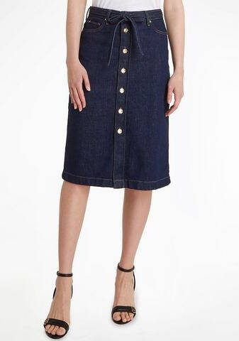 Tommy Hilfiger Jeansrok DNM SKIRT HW BELT KNEE VIC