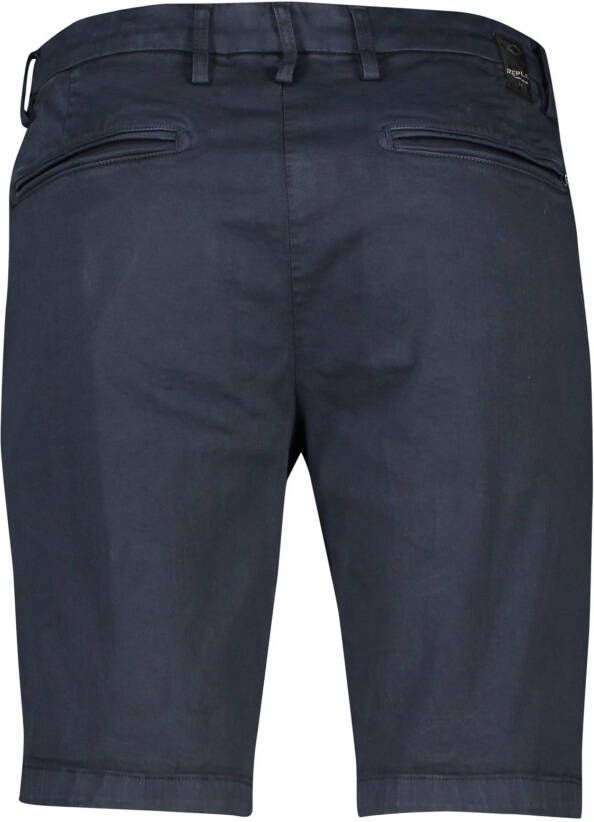 Replay bermuda Hyperflex Regular Fit donkerblauw
