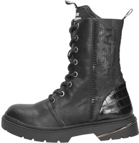 Replay Unnion J Veterboot Meisjes Zwart