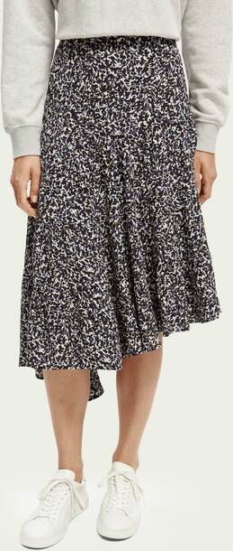 Scotch & Soda Asymmetrische strokenrok