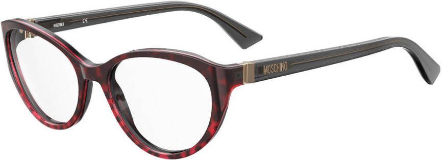 Moschino Glasses S557 3VJ , Rood, Dames