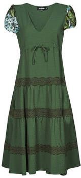 Desigual Casual kleedjes Groen Dames