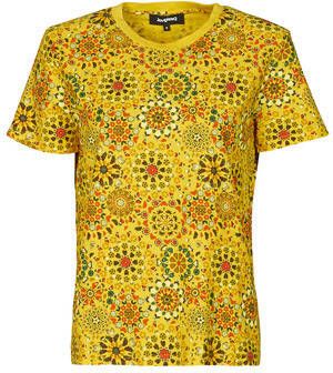 Desigual T shirts Geel Dames