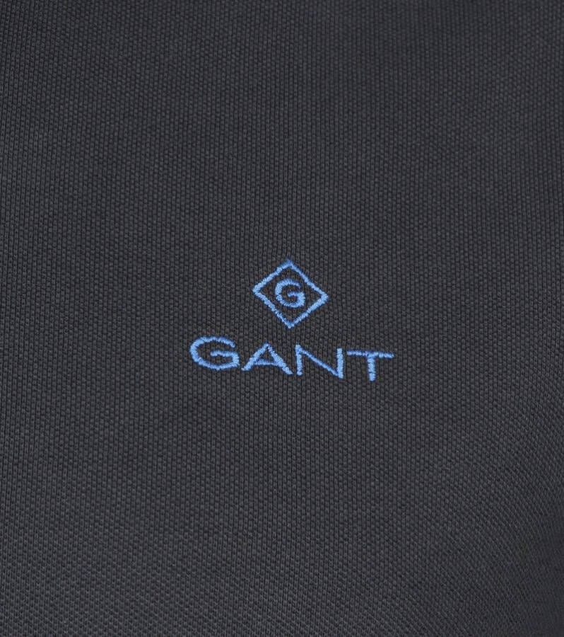 Gant Poloshirt CONTRAST COLLAR PIQUE RUGGER vormvast door elastan