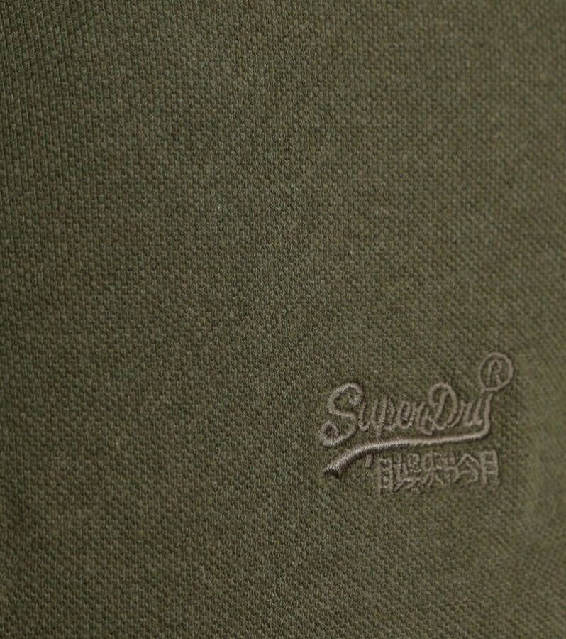 Superdry Classic pique polo thrift olive marl(m1110343a 6rh )