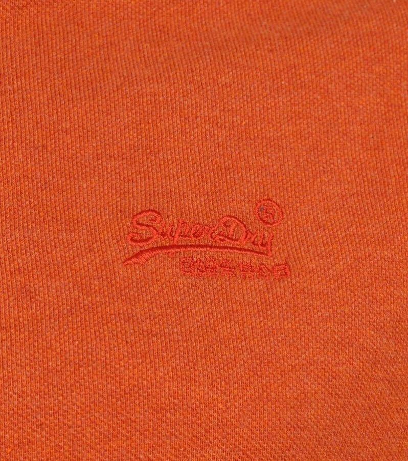 Superdry Classic Pique Polo Oranje