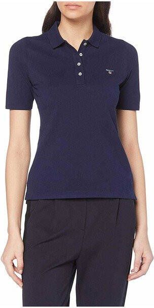 Gant Orginal Pique , Blauw, Dames