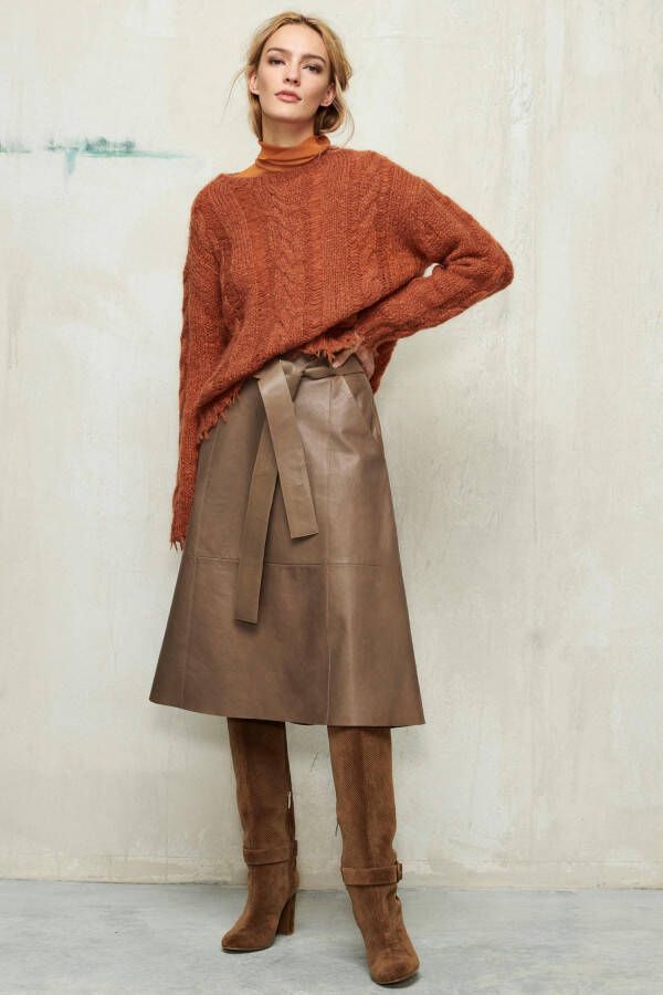 LUISA CERANO Midirokken Bruin Dames