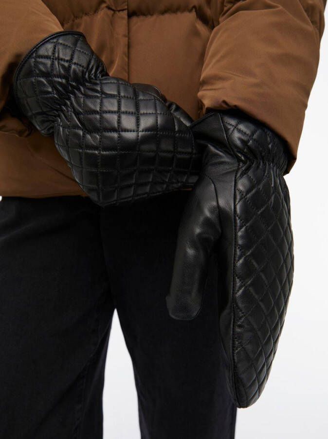 Object Handschoenen doorgestikte leren