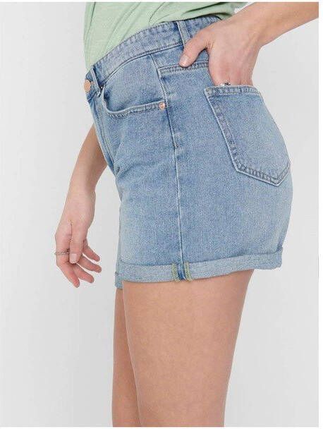 ONLY jeans short ONLPHINE light blue denim