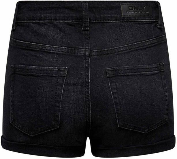 ONLY high waist jeans short ONLHUSH black denim