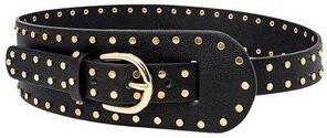 Only Onllisa Waist Studs PU Belt , Zwart, Dames